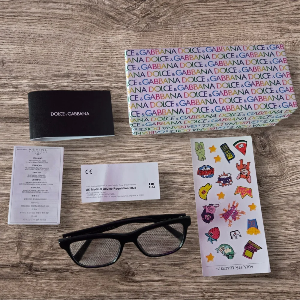 Dolce & Gabbana Kids Eyeglasses DX 3356 501 Black